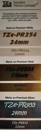 Brother TZE Laminated tapes