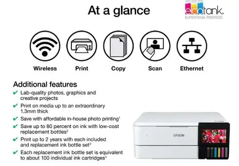 Epson L8160, A4 Photo Printer